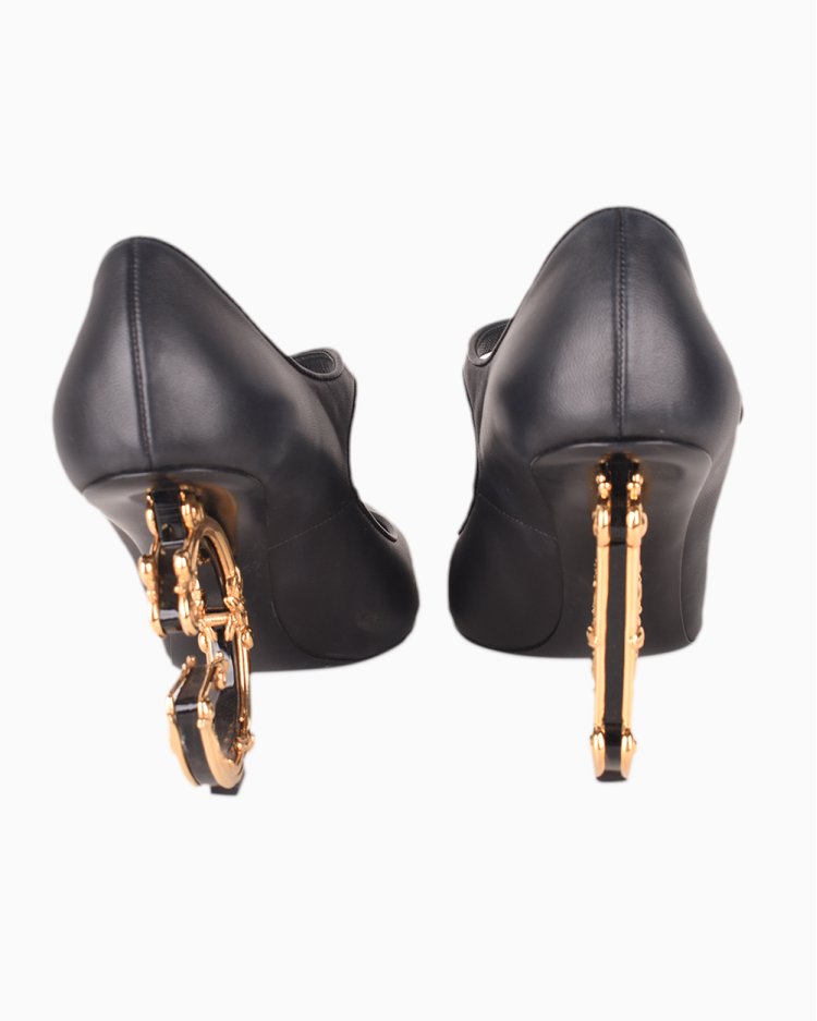 Sapato Dolce & Gabbana Original Baroque D&G Preto feminino